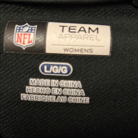 EUC Women’s NFL New Orleans Saints Quarter-Zip Pullover Large - Picture 2 of 5